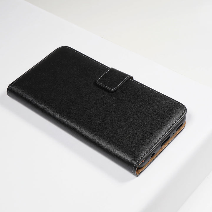 BMAX Leren flip case hoesje voor OPPO Reno 4 Pro - Black/Zwart (3)