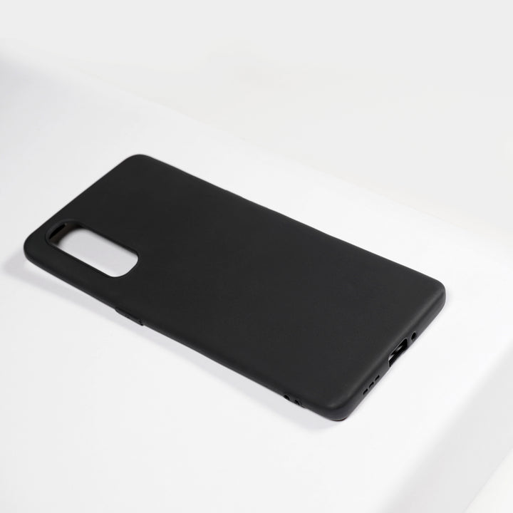 BMAX Essential matte case OPPO Find X2 Neo Hoesje - Black/Zwart (2)