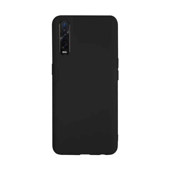 BMAX Essential matte case OPPO Find X2 Neo Hoesje - Black/Zwart