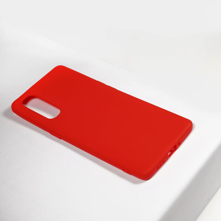 BMAX Essential matte case OPPO Find X2 Neo Hoesje - Red/Rood (2)