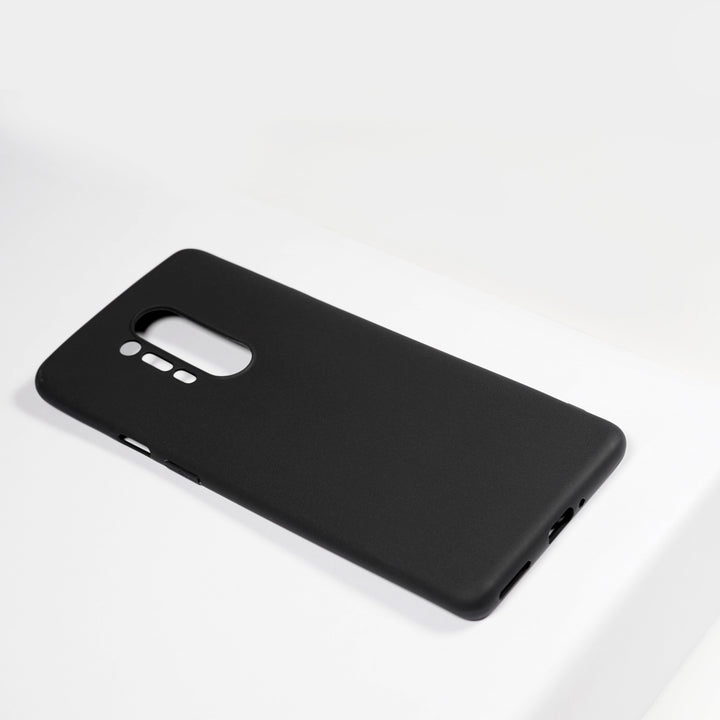 BMAX Essential matte case Oneplus 8 Pro Hoesje - Black/Zwart (2)