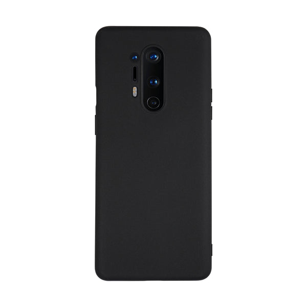 BMAX Essential matte case Oneplus 8 Pro Hoesje - Black/Zwart