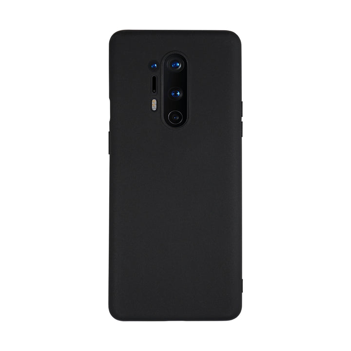 BMAX Essential matte case Oneplus 8 Pro Hoesje - Black/Zwart