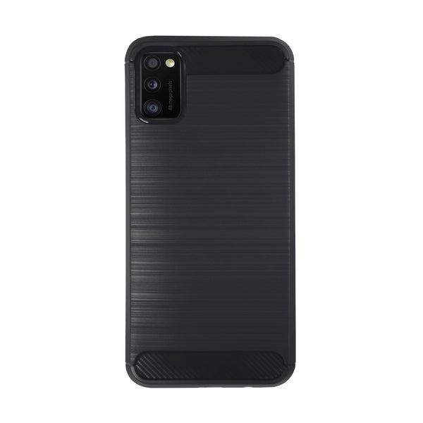BMAX Carbon soft case hoesje voor Samsung Galaxy A41- Black/Zwart