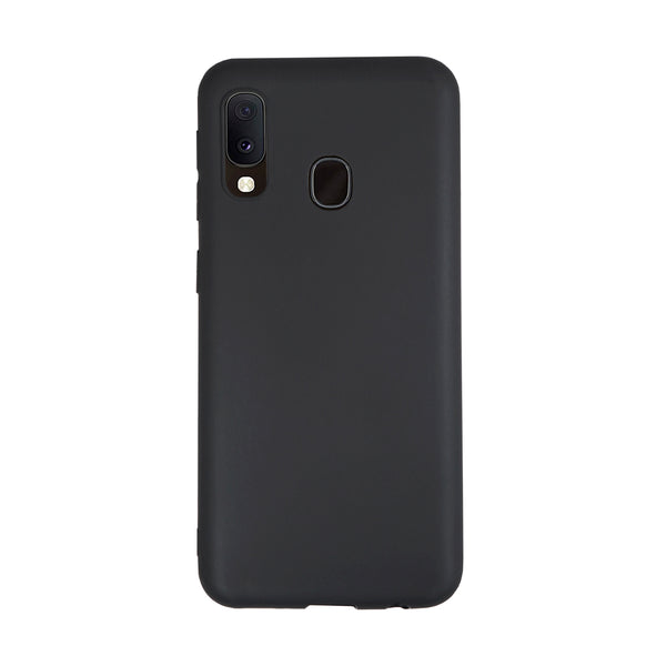 BMAX Essential matte case Samsung Galaxy A20e Hoesje - Black/Zwart