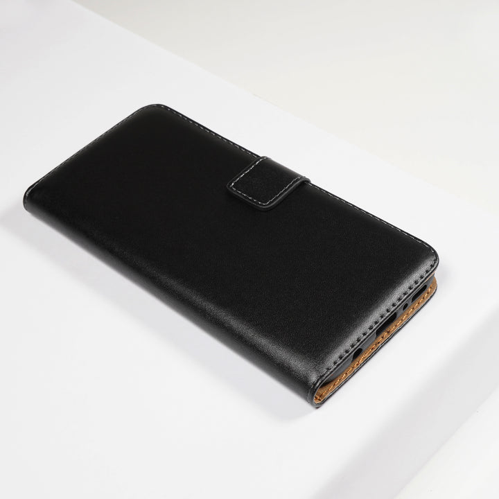 BMAX Leren flip case hoesje voor Samsung Galaxy M31- Black/Zwart (3)