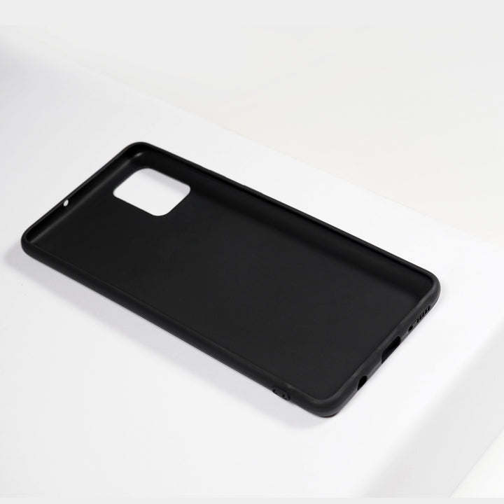 BMAX Essential matte case Samsung Galaxy A51 Hoesje - Black/Zwart (2)