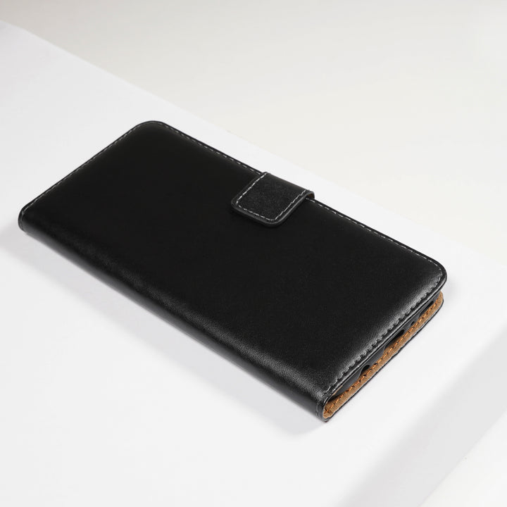 BMAX Leren flip case hoesje voor Samsung Galaxy A51 - Black/Zwart (3)