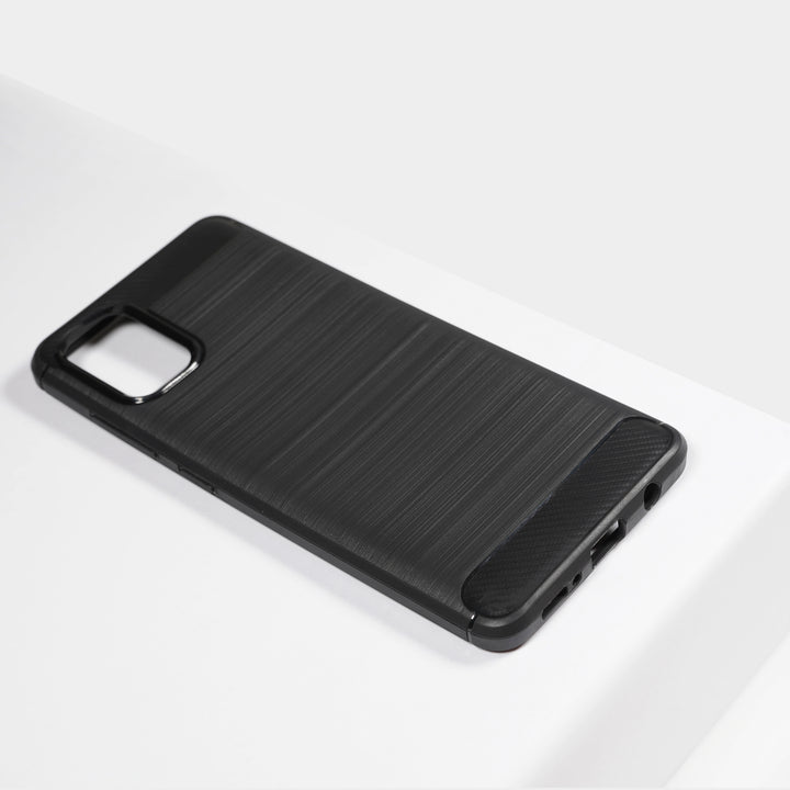 BMAX Carbon soft case hoesje voor Samsung Galaxy A51- Black/Zwart (1)