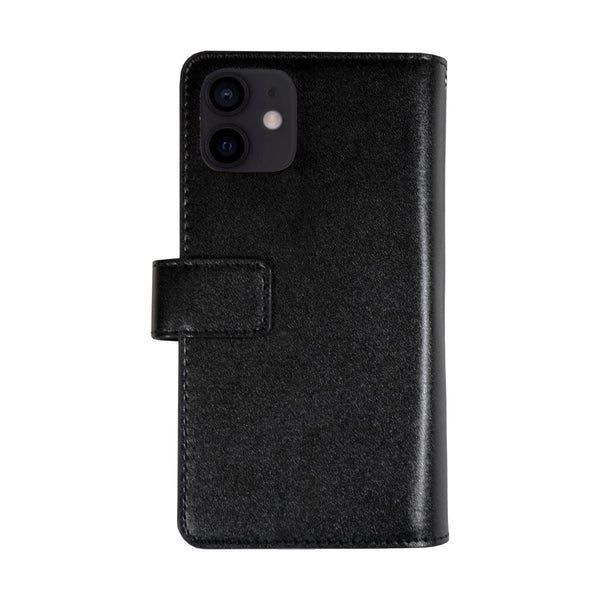 BMAX Zipper + 10 Card Slots Wallet Leather Case iPhone 11 - Black/Zwart