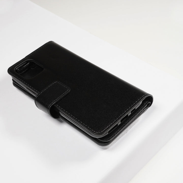 BMAX Zipper + 10 Card Slots Wallet Leather Case iPhone 11 Pro - Black/Zwart (2)