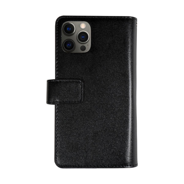 BMAX Zipper + 10 Card Slots Wallet Leather Case iPhone 11 Pro - Black/Zwart