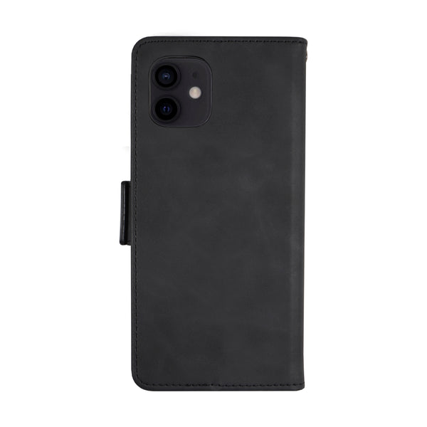 BMAX (Detachable Card Slot Wallet Leather Case) iPhone 11 - Black/Zwart