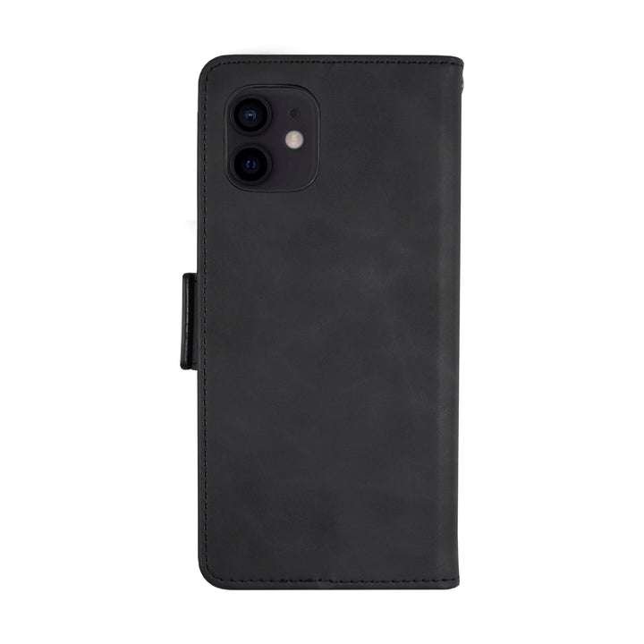 BMAX (Detachable Card Slot Wallet Leather Case) iPhone 11 - Black/Zwart