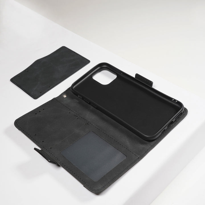 BMAX (Detachable Card Slot Wallet Leather Case) iPhone 11 Pro - Black/Zwart (1)