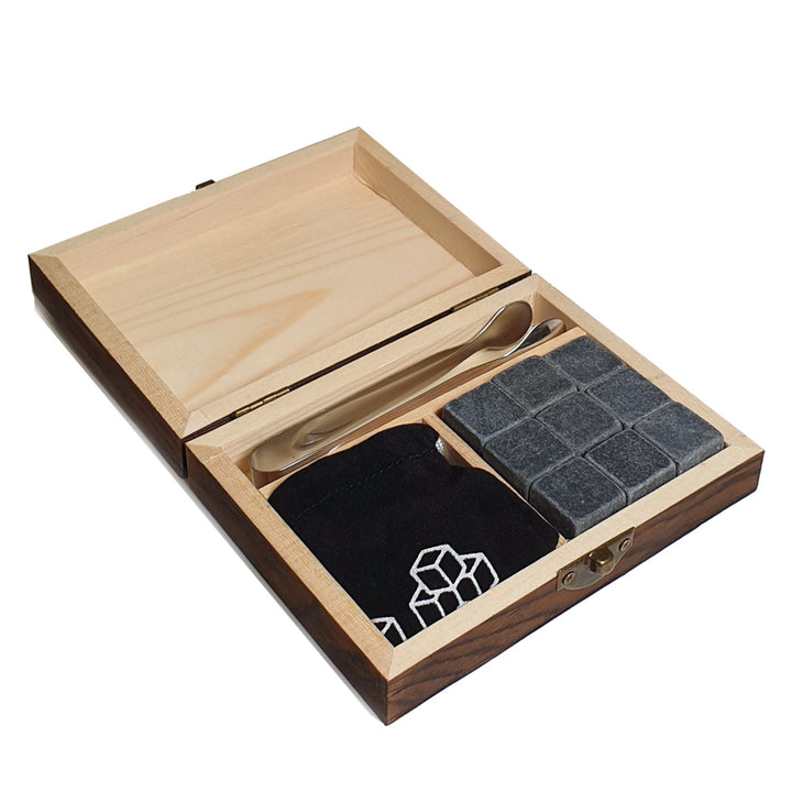 Aretica Whiskeystenen set van 9 cadeauset in houten box (5)
