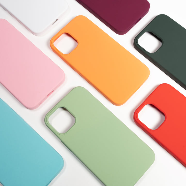 BMAX Liquid silicone case hoesje voor iPhone 12 Pro - Spearmint/Mintgroen (4)