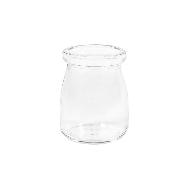 QUVIO Bloemenvaasje glas met stalen frame - Zwart (4)