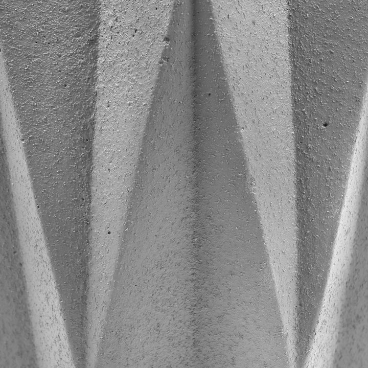 QUVIO Bloempot cement 15 x 15 x 14 cm - Licht grijs (2)