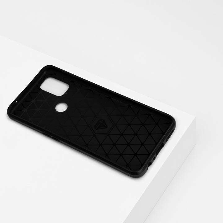 BMAX Carbon soft case hoesje voor OnePlus Nord N10 - Black/Zwart (2)