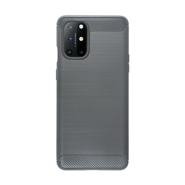 BMAX Carbon soft case hoesje voor OnePlus 8T - Grey/Grijs