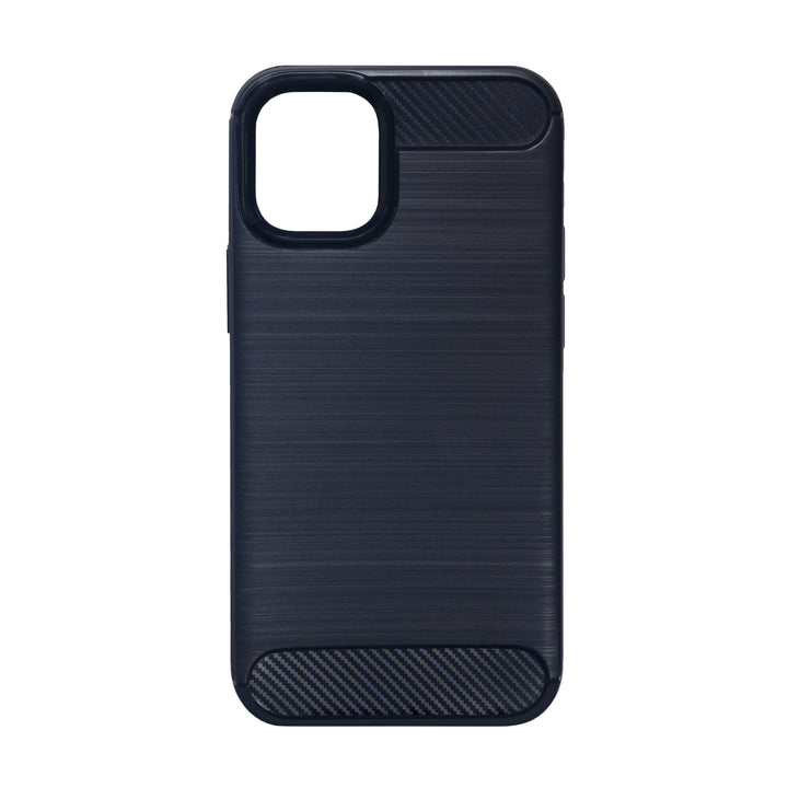 BMAX Carbon soft case hoesje voor iPhone 12 Pro Max - Blue/Blauw (1)