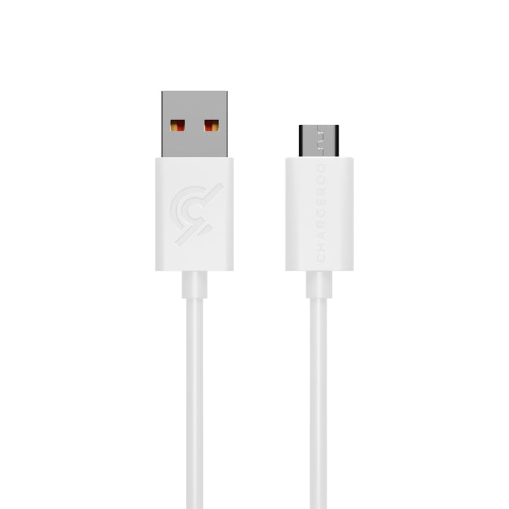 CHARGEROO Kabel USB naar Micro USB - 1.2m - Wit