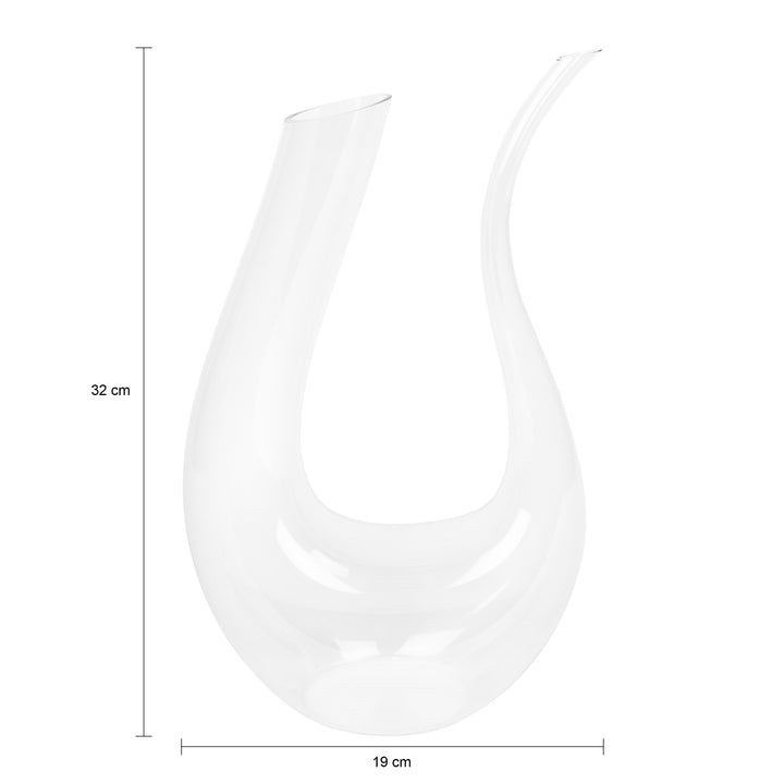 Krumble Decanteer karaf in U vorm - Glas (2)
