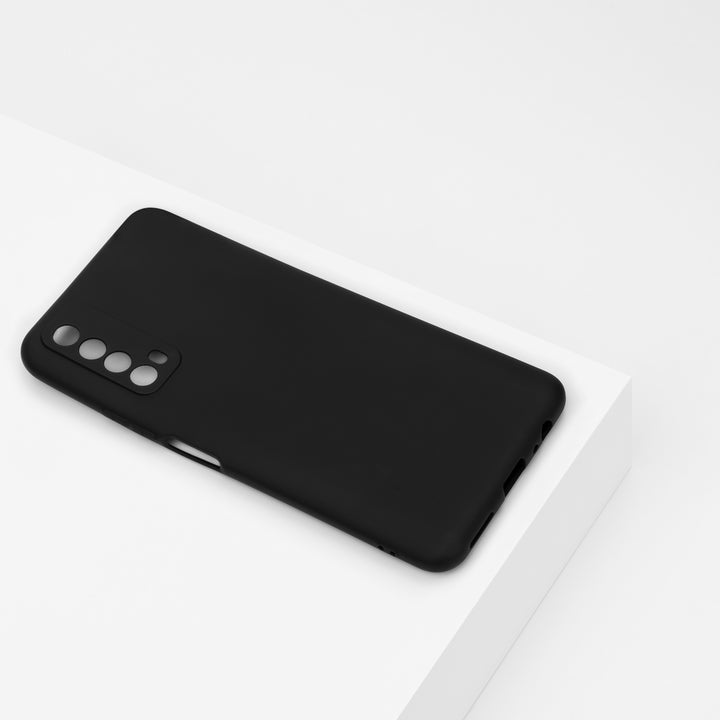 BMAX Essential matte case Huawei P Smart 2021 Hoesje - Black/Zwart (1)
