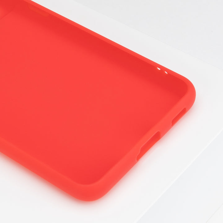 BMAX Essential matte case Samsung Galaxy S21 Plus Hoesje - Red/Rood (3)
