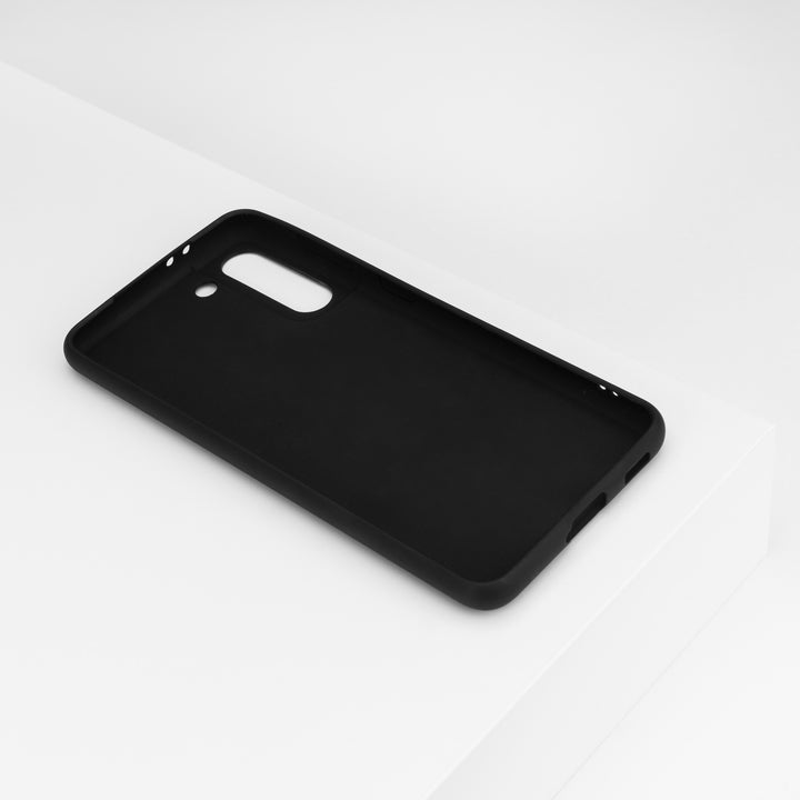 BMAX Essential matte case Samsung Galaxy S21 Plus Hoesje - Black/Zwart (2)
