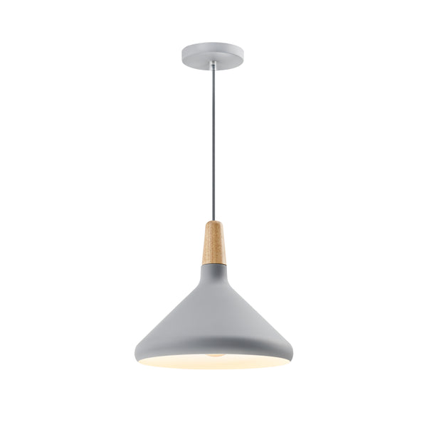 QUVIO Hanglamp rond grijs - QUV5133L-GREY