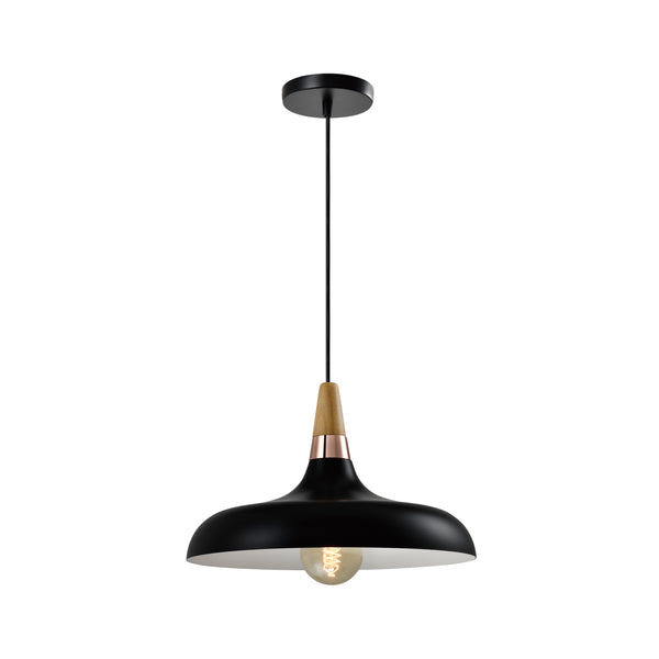 QUVIO Hanglamp rond zwart - QUV5137L-BLACK