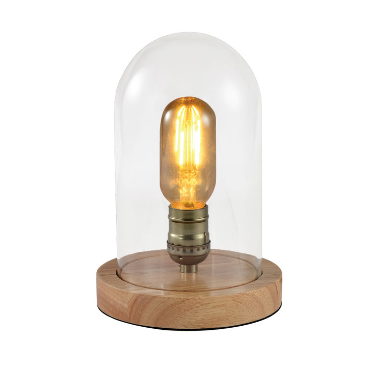QUVIO Tafellamp met glazen stolp - QUV5031L