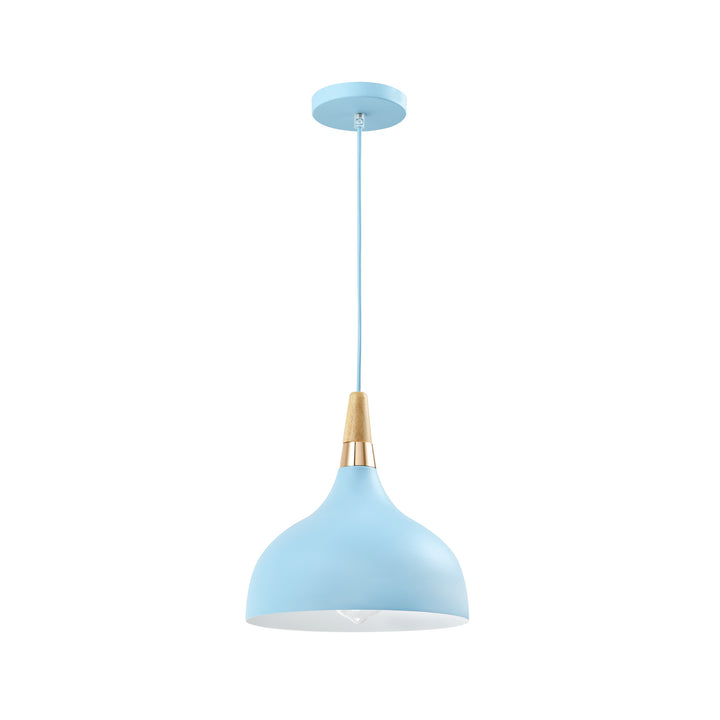 QUVIO Hanglamp rond blauw - QUV5136L-BLUE (1)