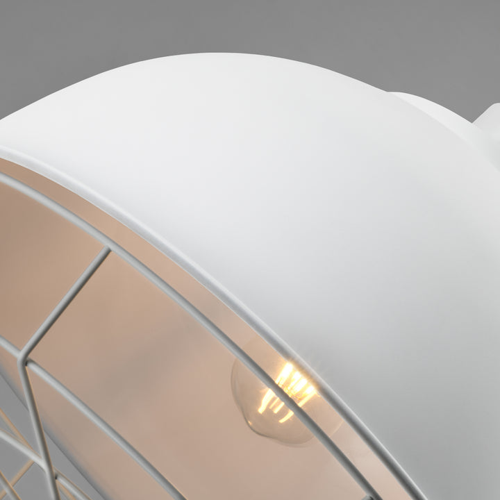QUVIO Hanglamp rond met metal frame wit - QUV5131L-WHITE (3)