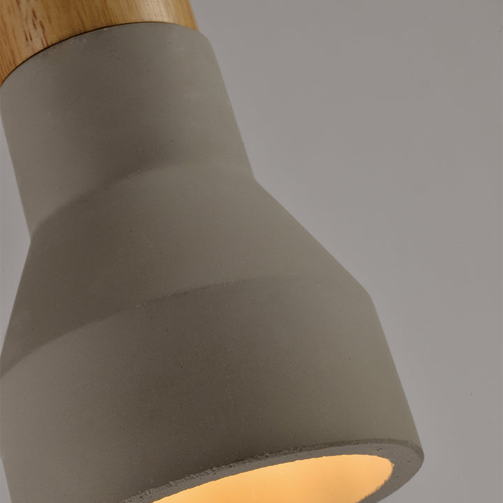 QUVIO Hanglamp hout en beton - QUV5047L-GREY (3)