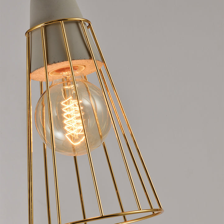 QUVIO Hanglamp goud langwerpig - QUV5099L-GOLD (3)