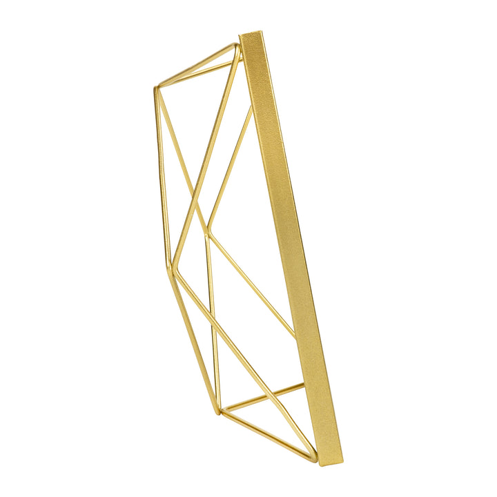 QUVIO Fotolijstje hexagon - 15 x 20.5 cm - staal - Goud (2)