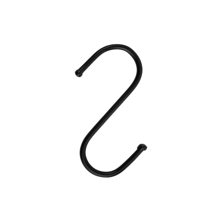 QUVIO Ophanghaken - RVS - zwart - S - 6,5 cm (h) - 10 stuks (1)