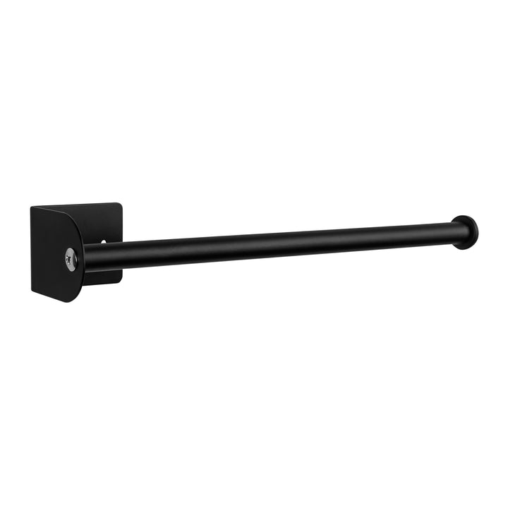 QUVIO Handdoekhouder metaal - Zwart - 35 CM (3)