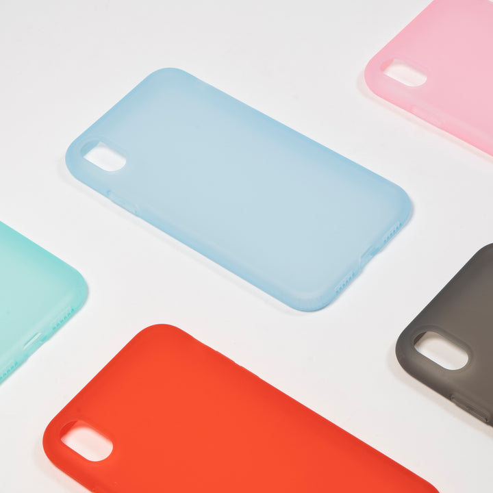 BMAX Liquid latex soft case hoesje voor iPhone Xr - Red/Rood (3)