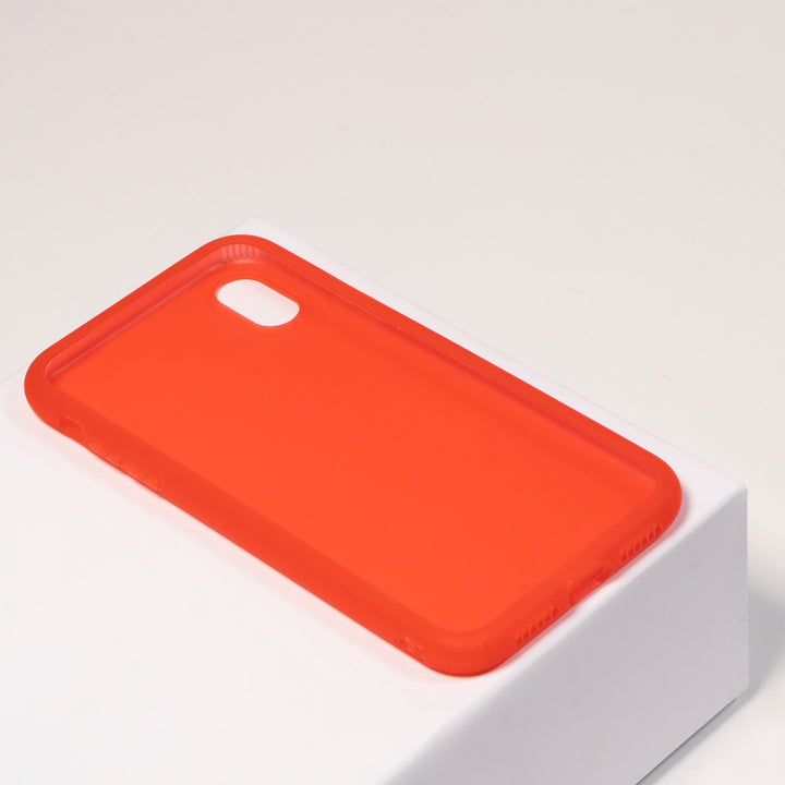 BMAX Liquid latex soft case hoesje voor iPhone Xr - Red/Rood (2)