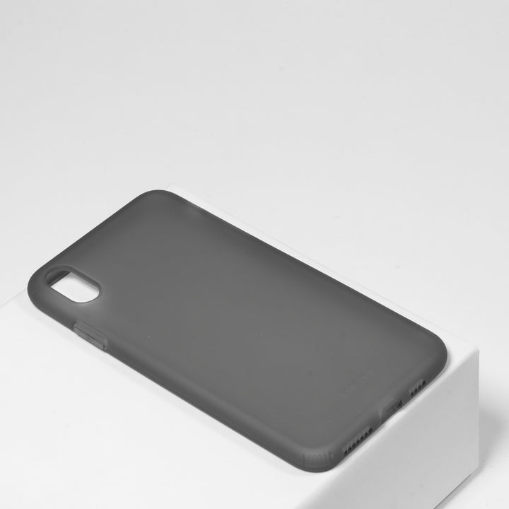 BMAX Liquid latex soft case hoesje voor iPhone Xs Max - Black/Zwart (1)