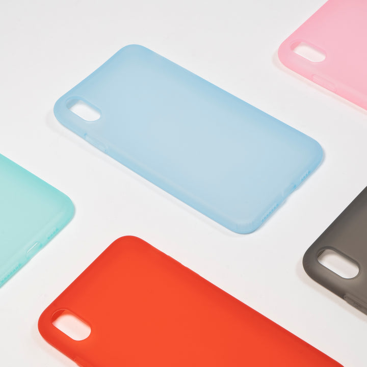 BMAX Liquid latex soft case hoesje voor iPhone Xs Max - Mint Green/Mintgroen (3)
