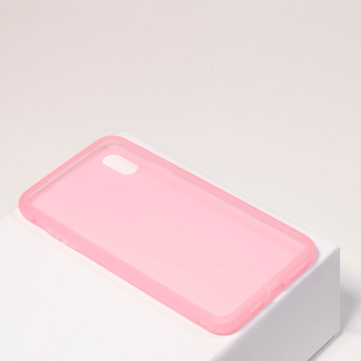 BMAX Liquid latex soft case hoesje voor iPhone Xs Max - Pink/Roze (2)