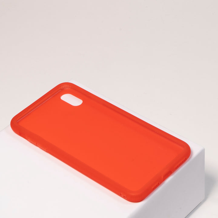 BMAX Liquid latex soft case hoesje voor iPhone Xs Max - Red/Rood (2)
