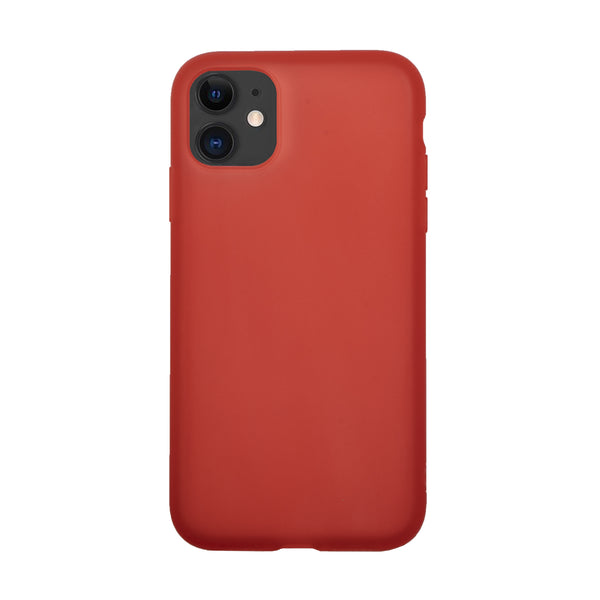 BMAX Liquid latex soft case hoesje voor iPhone 11 - Red/Rood