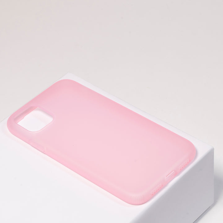 BMAX Liquid latex soft case hoesje voor iPhone 11 Pro - Pink/Roze (1)