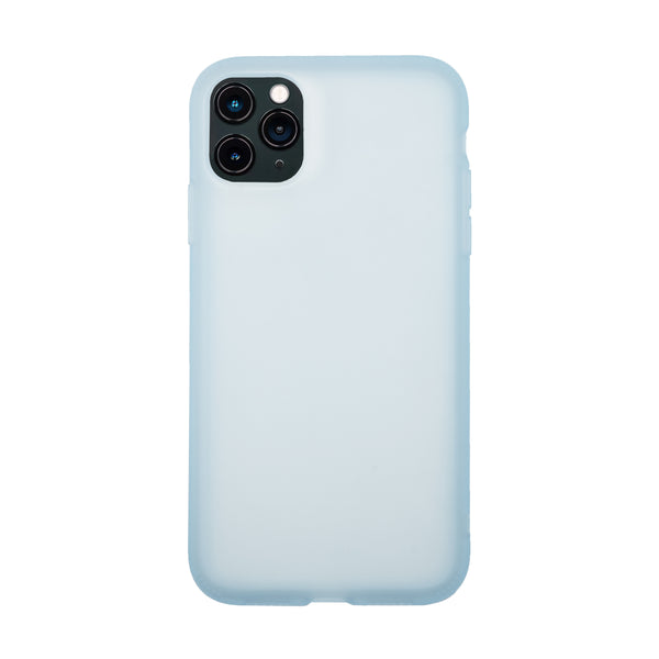 BMAX Liquid latex soft case hoesje voor iPhone 11 Pro Max - Light Blue/Lichtblauw